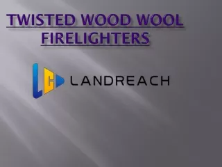 twisted wood wool firelighters