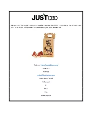 we are one of the leading cbd stores from where