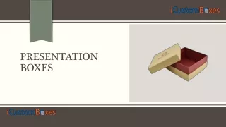 presentation boxes