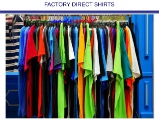 factory direct shirts