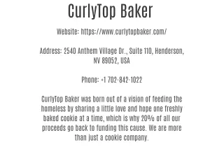 CurlyTop Baker