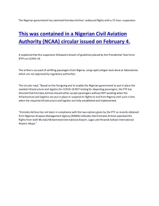 Nigerian NEws