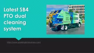 Latest SB4 PTO dual cleaning system - Sparkling Bins - Trash Bin Cleaning Business