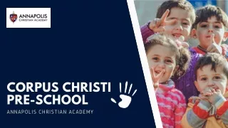 Visit Corpus Christi Private Schools -Annapolis Christian Academy