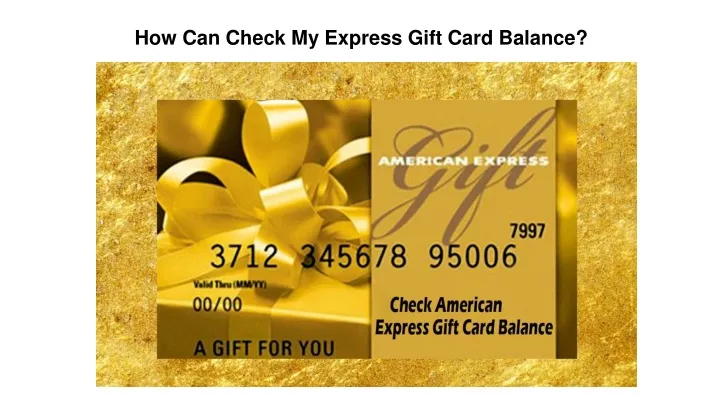 how can check my express gift card balance
