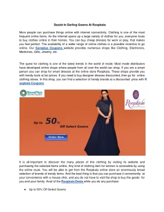 dazzle in darling gowns at roopkala more people