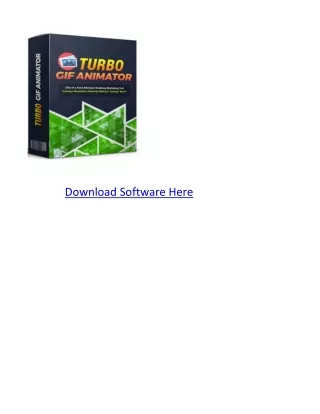 Turbo animation software