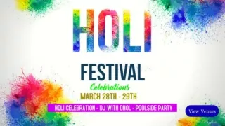 holi packages 2021 | holi celebration packages