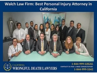 Walch Law Firm - Best Personal Injury Attorney in California