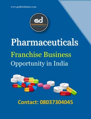 Pharmaceuticals Franchise Business Opportunity in India