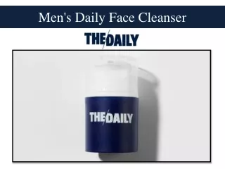 Men's Daily Face Cleanser