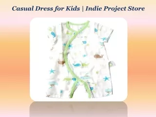 Casual Dress for Kids | Indie Project Store