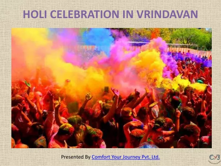 holi celebration in vrindava n