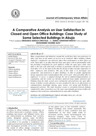 journal of contemporary urban affairs