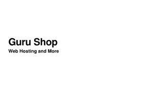 guru shop