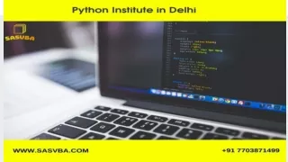 Python Training Institute in Delhi/NCR