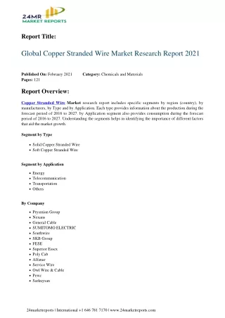 report title