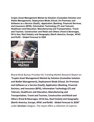crypto asset management market by solution