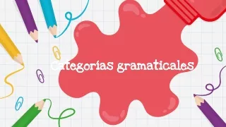 categor as gramaticales