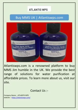 Buy MMS UK | Atlantiswps.com