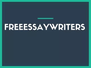 freeessaywriters