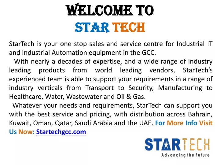 welcome to star tech
