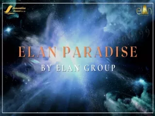 Elan Paradise | Elan Paradise Gurgaon