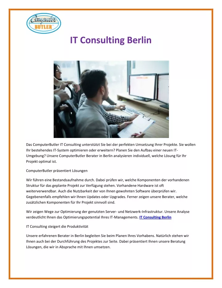 it consulting berlin
