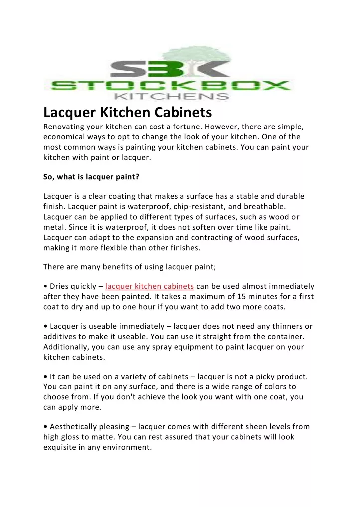 lacquer kitchen cabinets renovating your kitchen