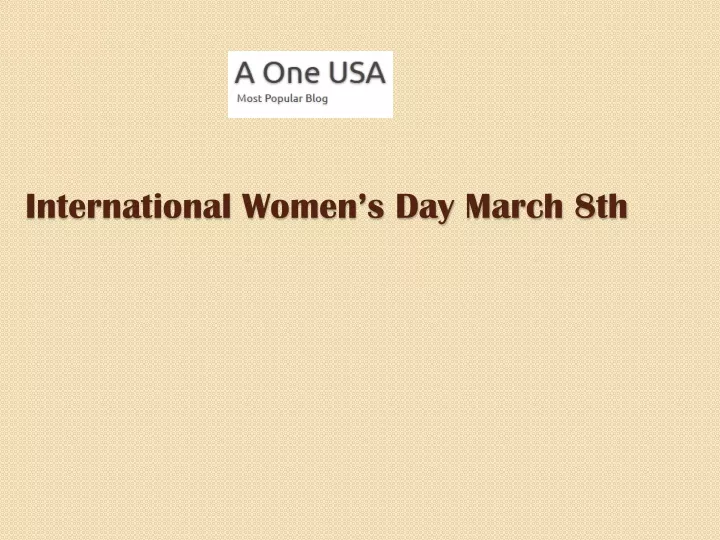 international women s day march 8th