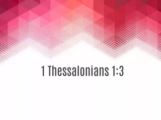 1 Thessalonians 1:3