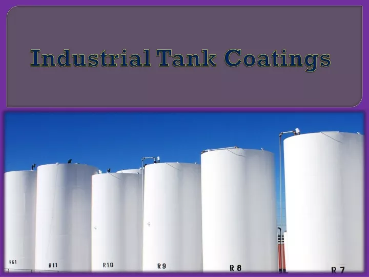 industrial tank coatings
