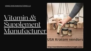 Bulk Kratom And Alkaloids Supplier in USA