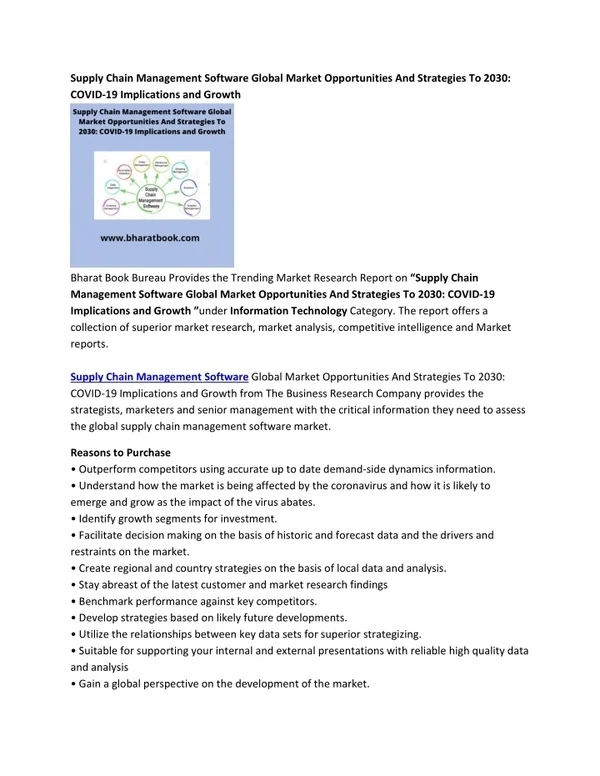 PPT - Global Supply Chain Management Software Market Opportunities 2030 ...