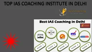 Best IAS Coaching in Delhi