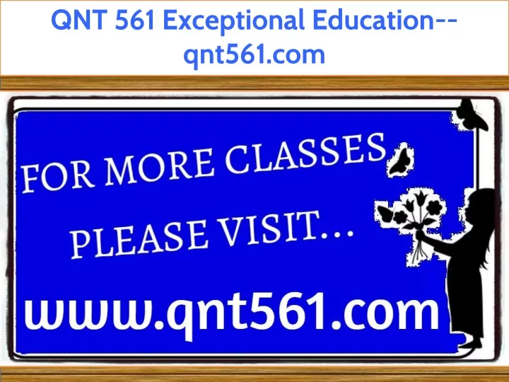 qnt 561 exceptional education qnt561 com