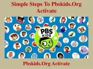simple steps to pbskids org activate