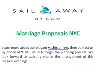 marriage proposals nyc