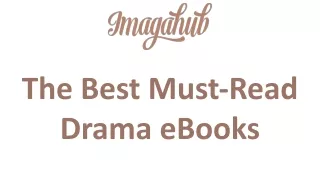 The Best Must-Read Drama eBooks