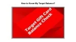 How to Know My Target Balance? - slide 1