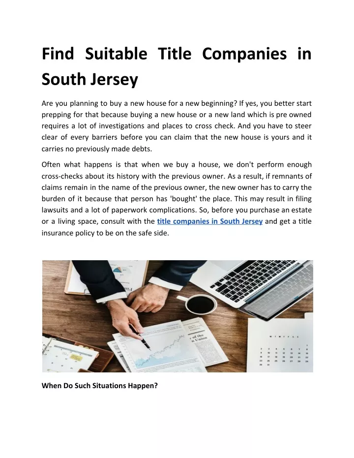 find suitable title companies in south jersey