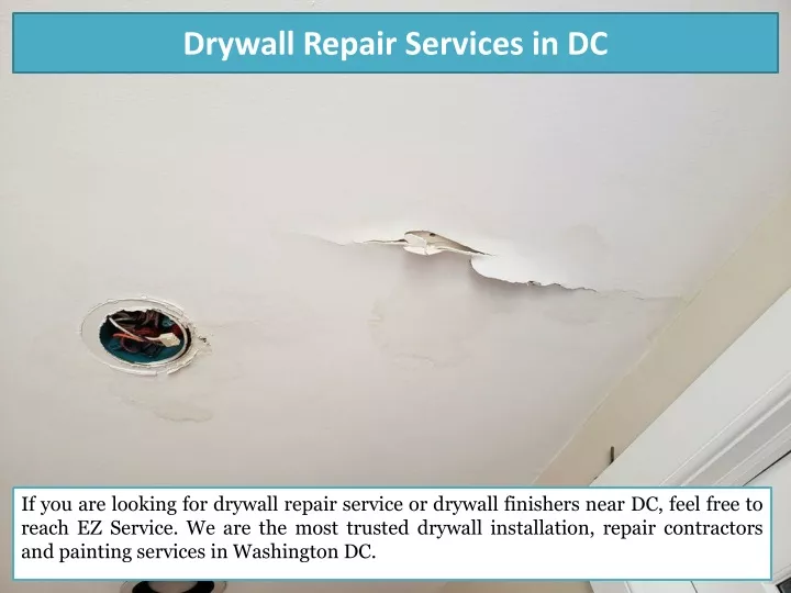 drywall repair services in dc