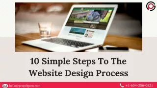 10 Simple Steps To The Website Design Process