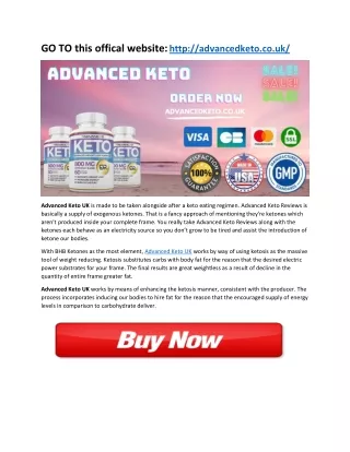 Advanced Keto UK #2021 UPDATED | Reviews, Pills, Scam, Review!