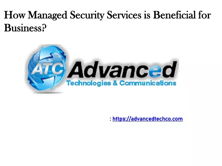 how how managed security managed security