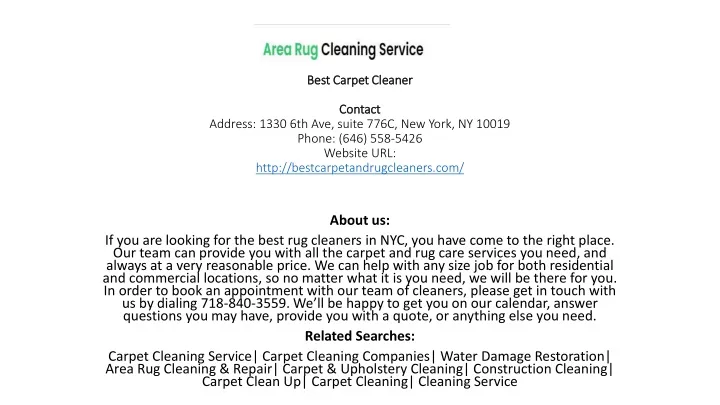best carpet cleaner contact address 1330