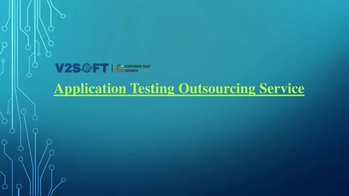 application testing outsourcing service