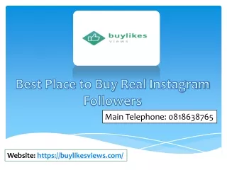 Best Place to Buy Real Instagram Followers