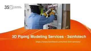 3d piping modeling services 3sinfotech