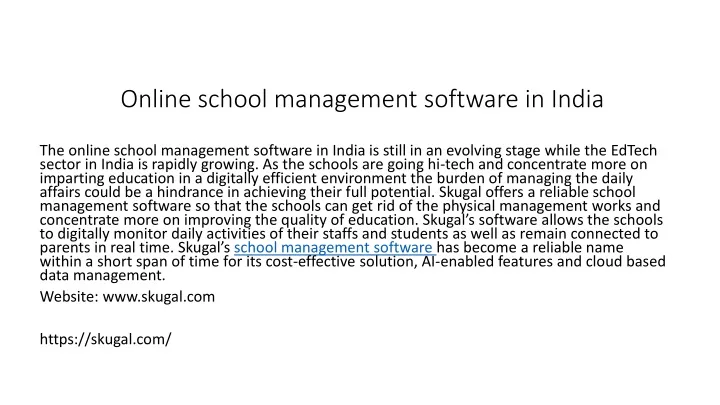 online school management software in india